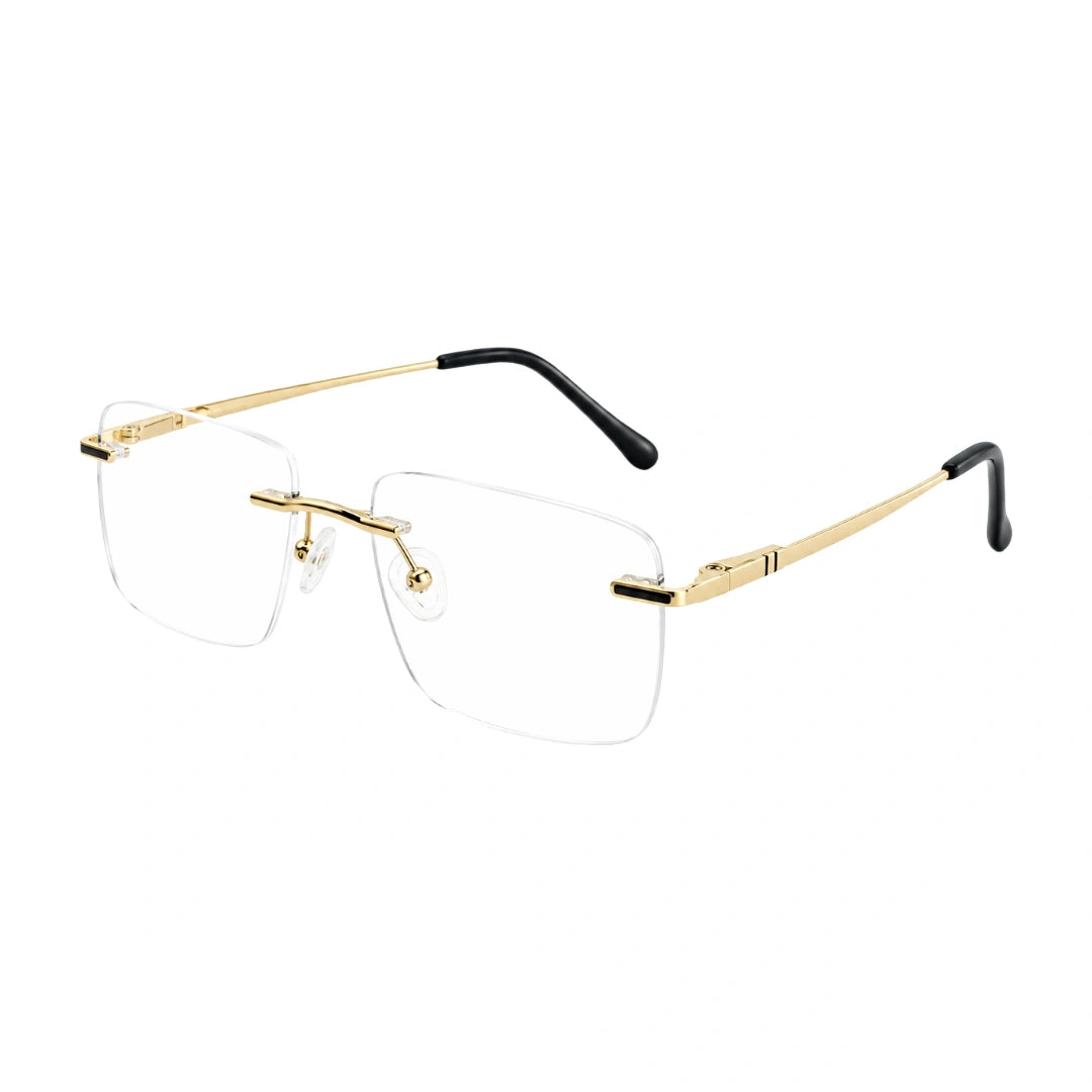 OS KZR TP Spring 89203 | Rimless Rectangular Prescription Eyeglasses-11