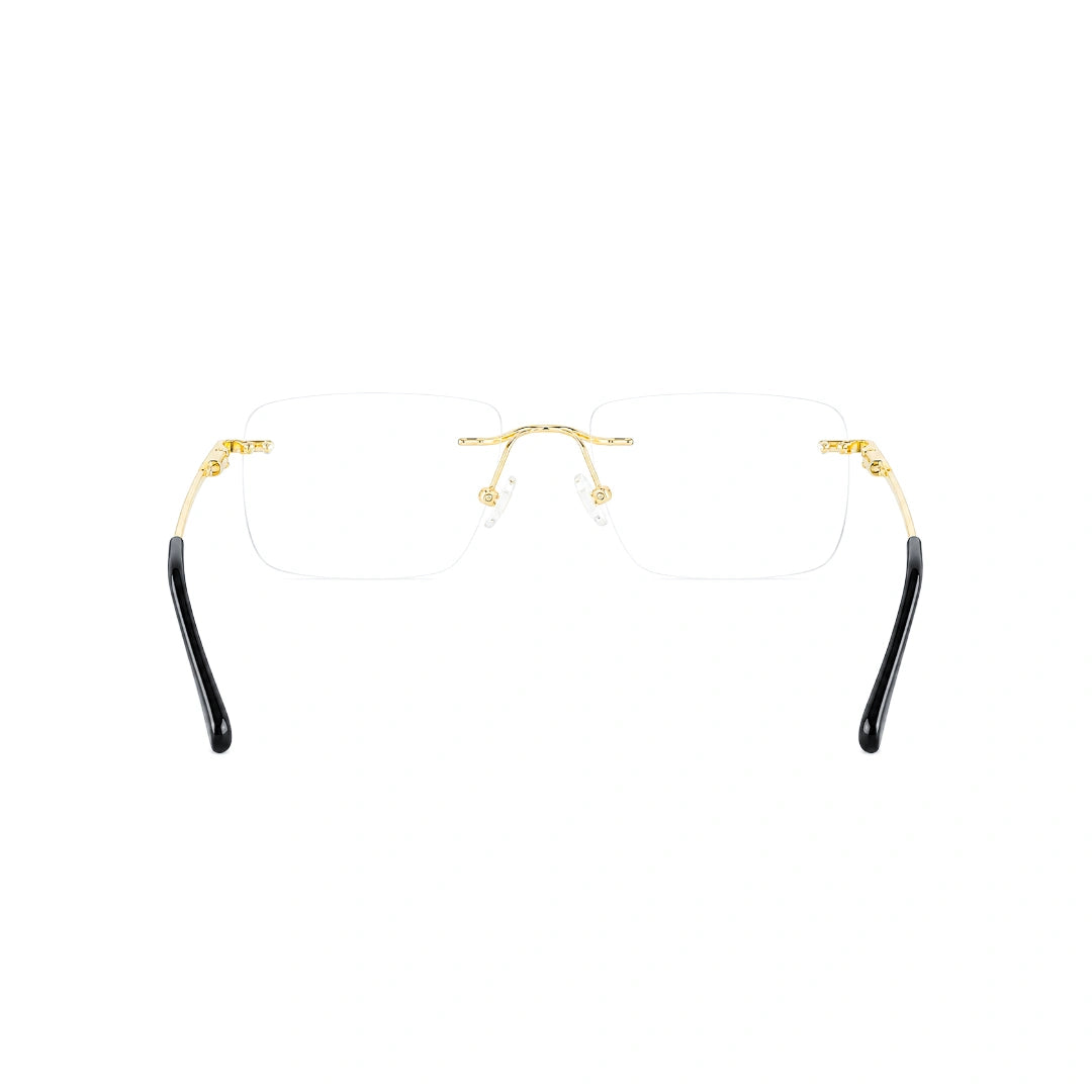 OS KZR TP Spring 89203 | Rimless Rectangular Prescription Eyeglasses-13