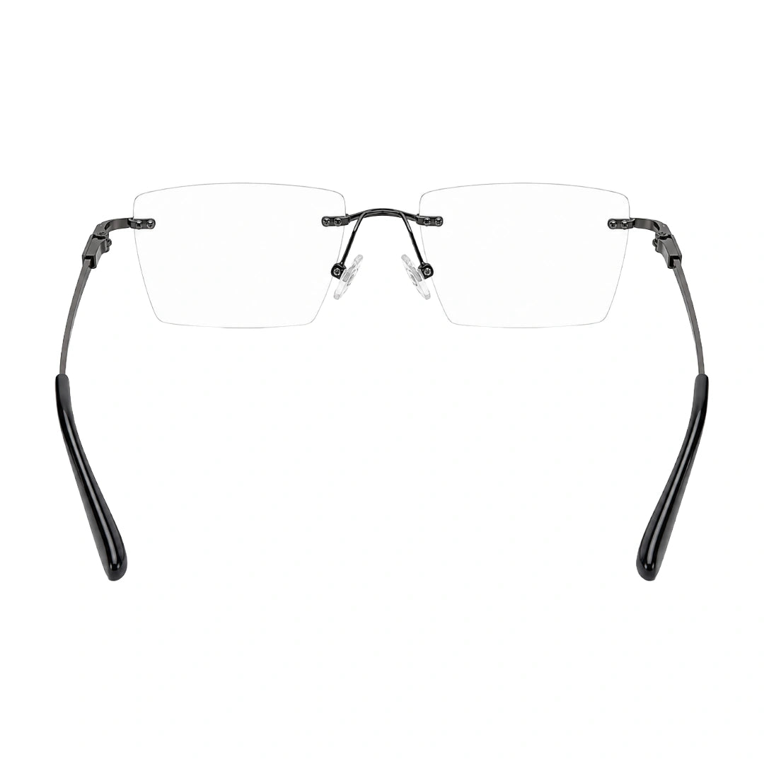 OS KZR TP Spring 89204 – Rimless Square Eyeglasses | Lightweight Prescription Frames-zoom-4