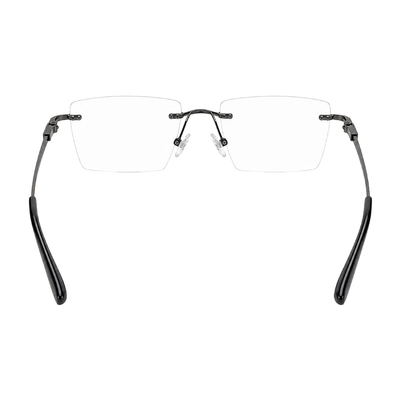 OS KZR TP Spring 89204 – Rimless Square Eyeglasses | Lightweight Prescription Frames-zoom-