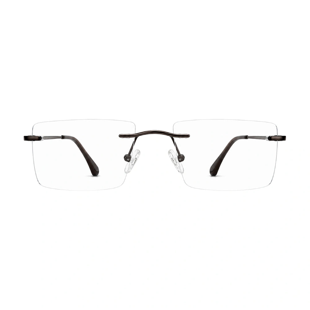 OS KZR TP Spring 89207 – Rimless Rectangular Eyeglasses | Lightweight Prescription Frames