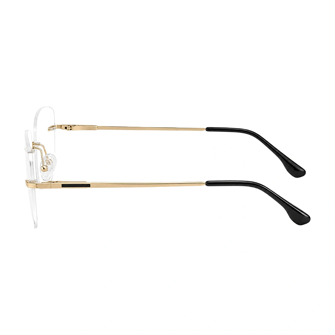 OS KZR TP Spring 89208 – Rimless Cat-Eye Eyeglasses | Lightweight Prescription Frames-3