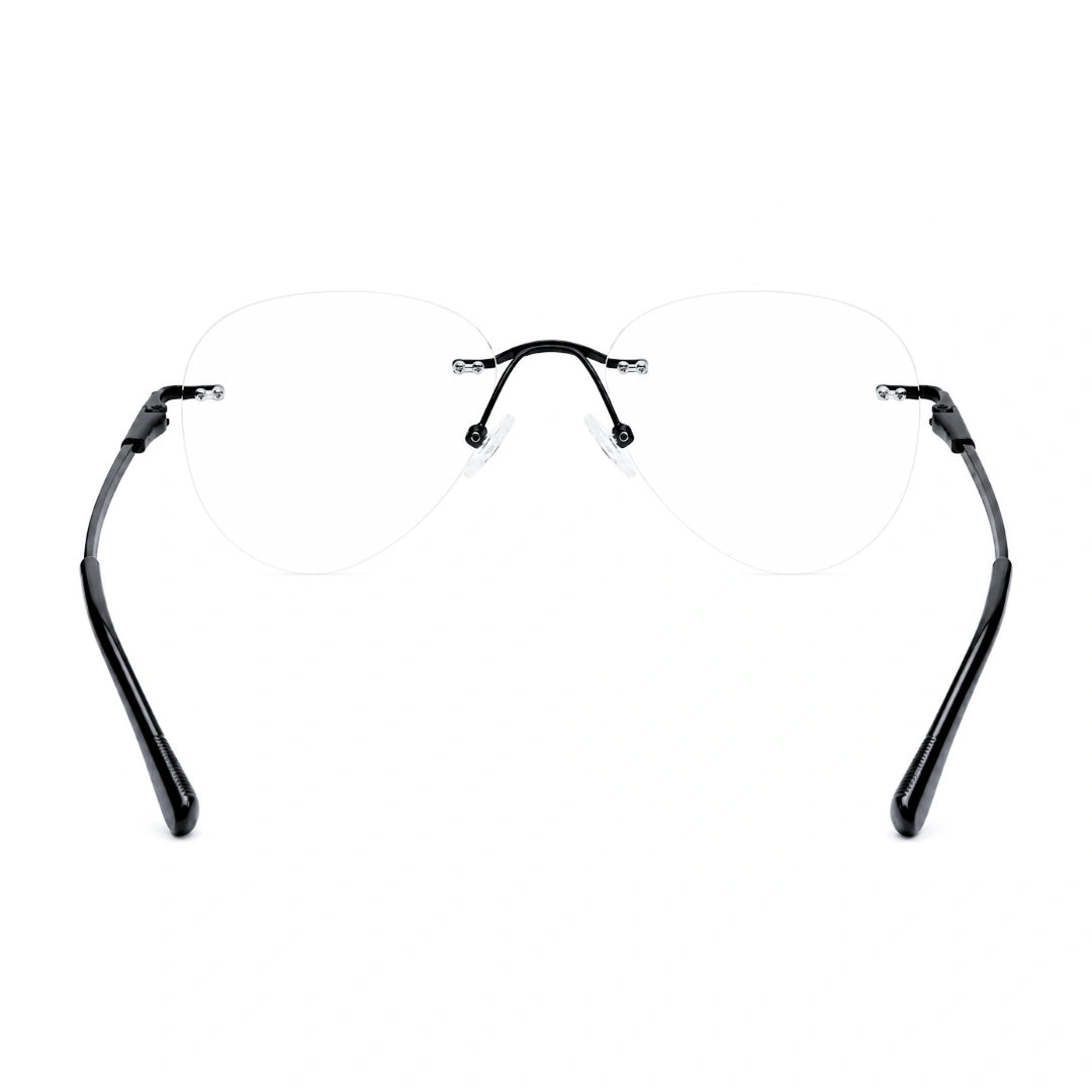 OS KZR TP Spring 89210 – Rimless Round Square Eyeglasses | Lightweight Prescription Frames-zoom-13