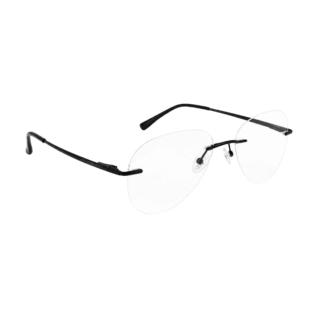 OS KZR TP Spring 89210 – Rimless Round Square Eyeglasses | Lightweight Prescription Frames-zoom-14