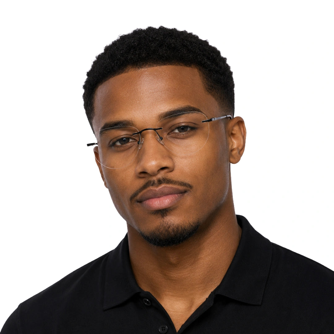 OS KZR TP Spring 89210 – Rimless Round Square Eyeglasses | Lightweight Prescription Frames-zoom-18