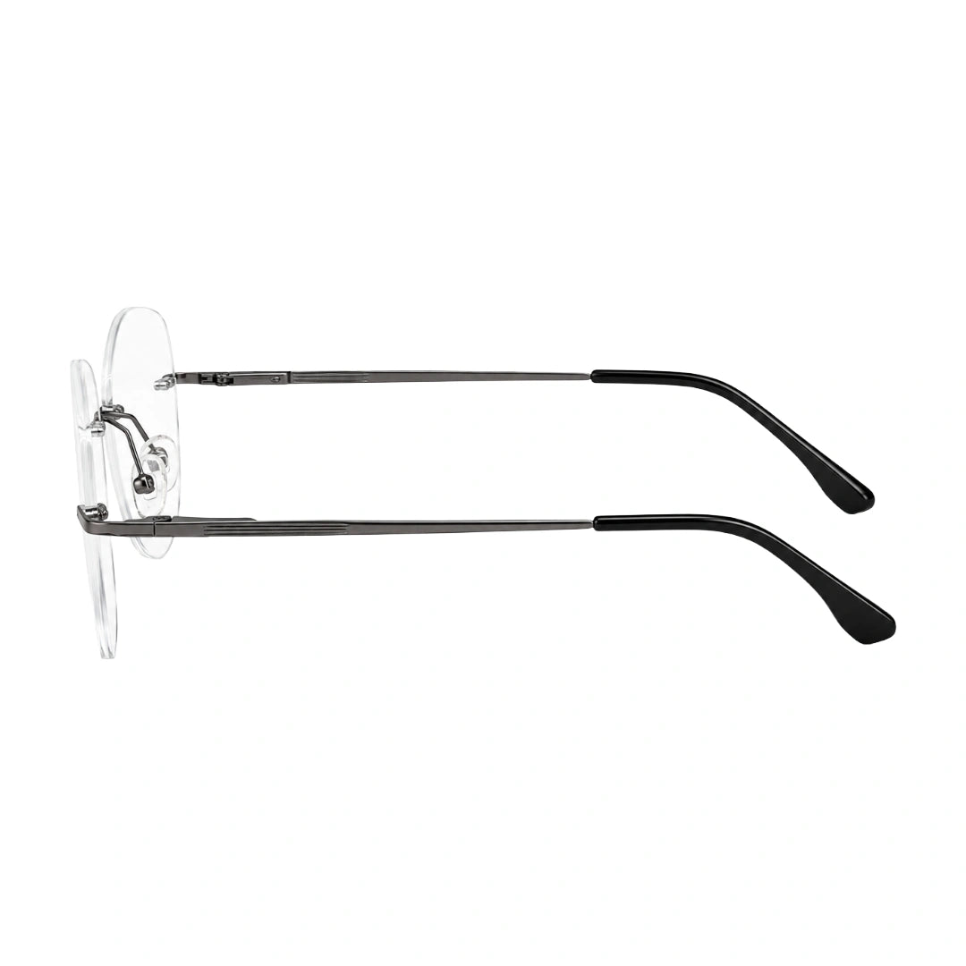 OS KZR TP Spring 89210 – Rimless Round Square Eyeglasses | Lightweight Prescription Frames-21
