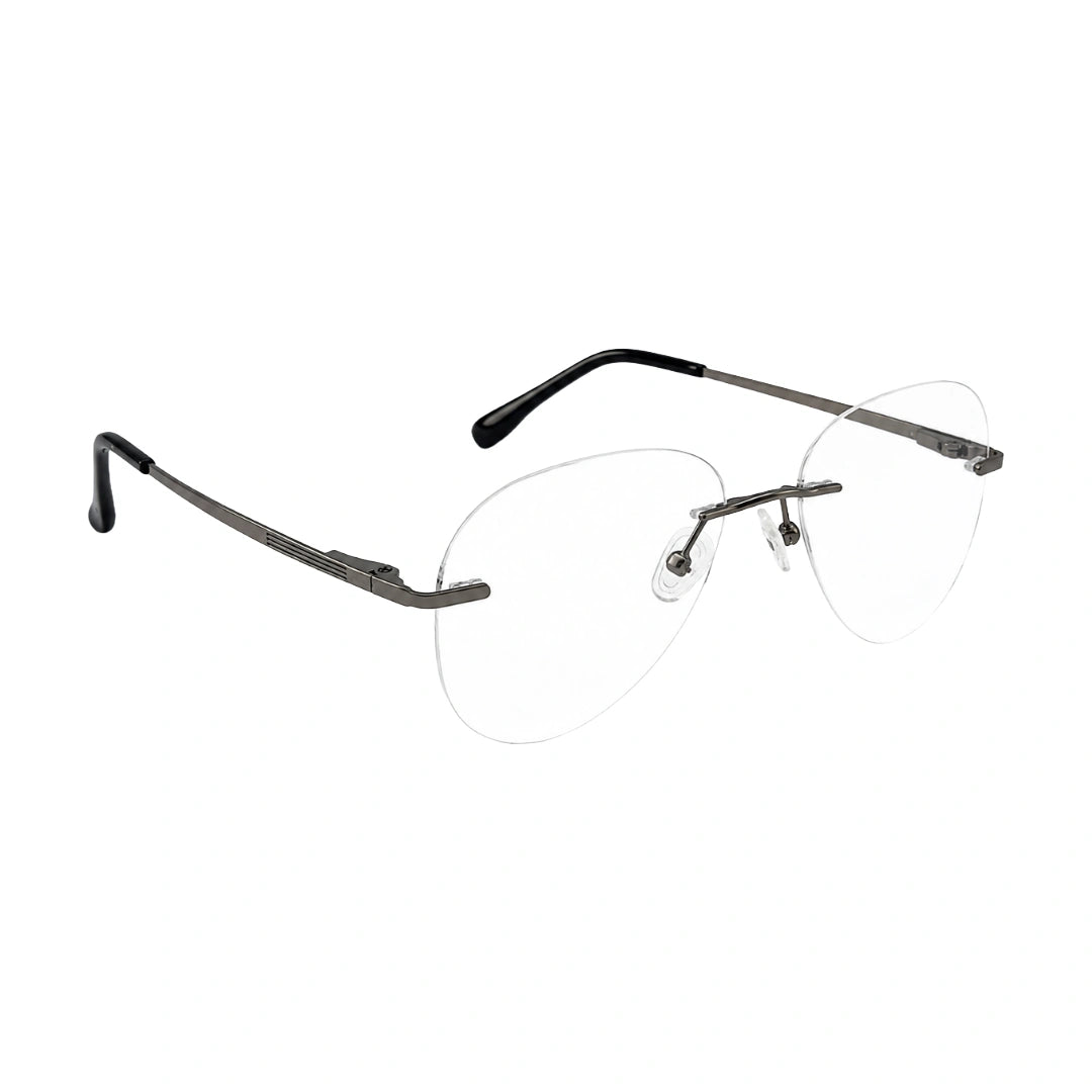 OS KZR TP Spring 89210 – Rimless Round Square Eyeglasses | Lightweight Prescription Frames-zoom-22