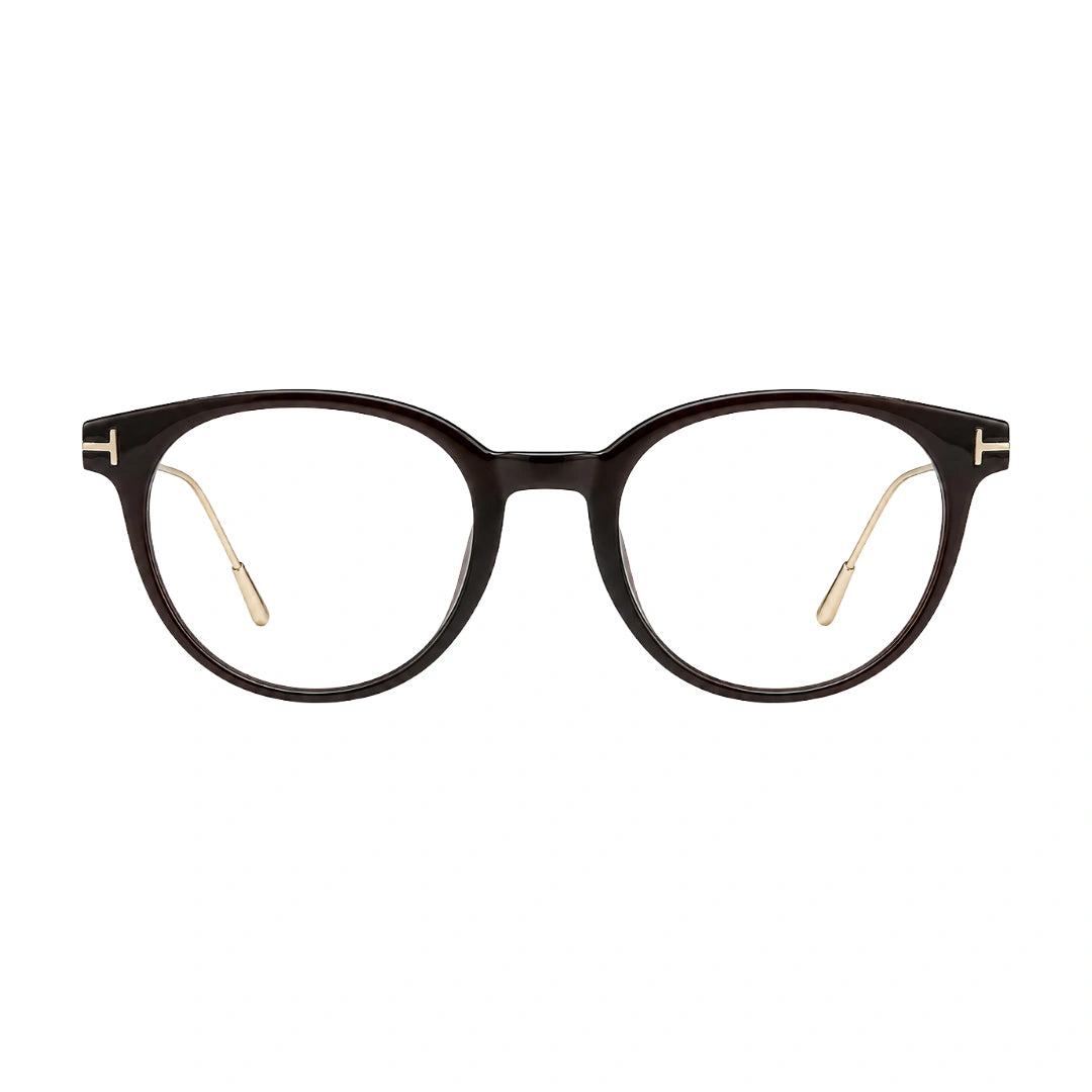 OS Love My Country 69209 round full-rim prescription eyeglasses, front view