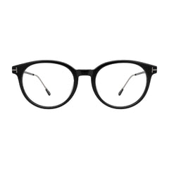 OS Love My Country 69209 round full-rim prescription eyeglasses in glossy black, front view