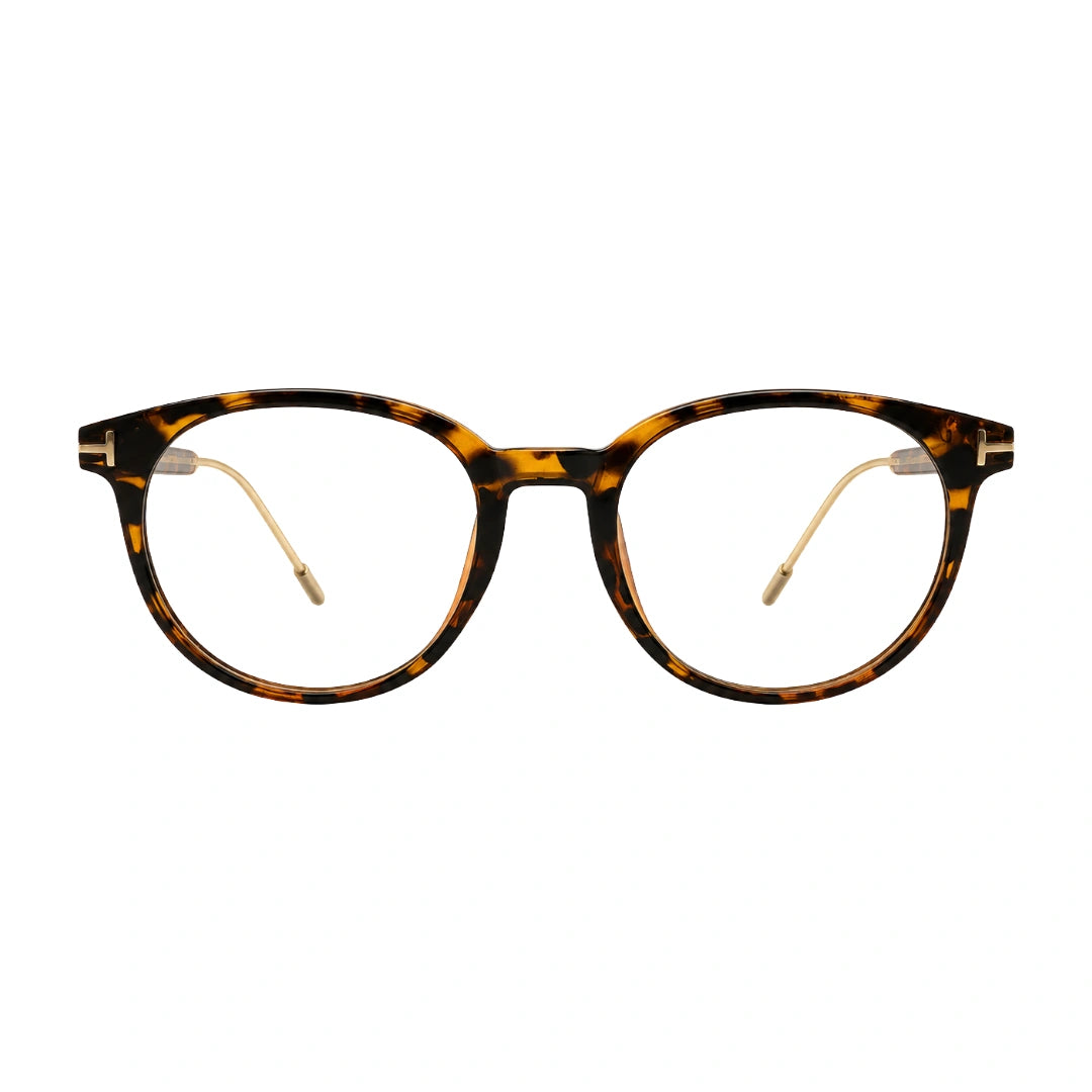 OS Love My Country 69209 round full-rim prescription eyeglasses, front view