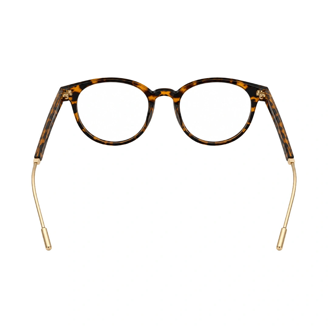 OS Love My Country 69209 round full-rim prescription eyeglasses, rear view