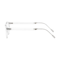 OS Love My Country 69209 round full-rim prescription eyeglasses in transparent, side profile view