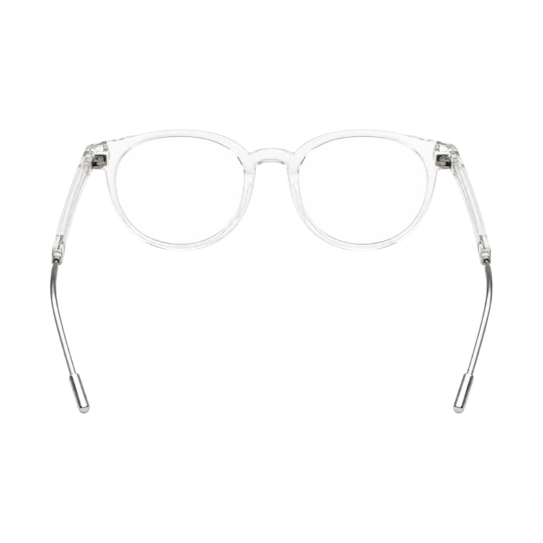 OS Love My Country 69209 round full-rim prescription eyeglasses in transparent, rear view