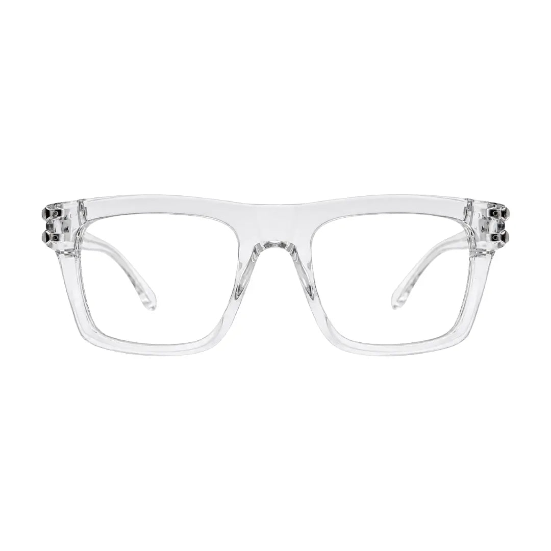OS Platinum 82101 | Oversized Square Clear Eyeglasses | Platinum by Swiss Army-zoom-1