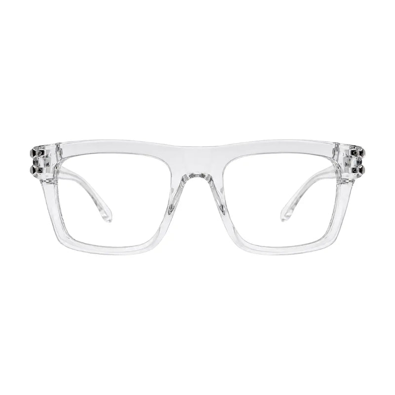 OS Platinum 82101 | Oversized Square Clear Eyeglasses | Platinum by Swiss Army-zoom-