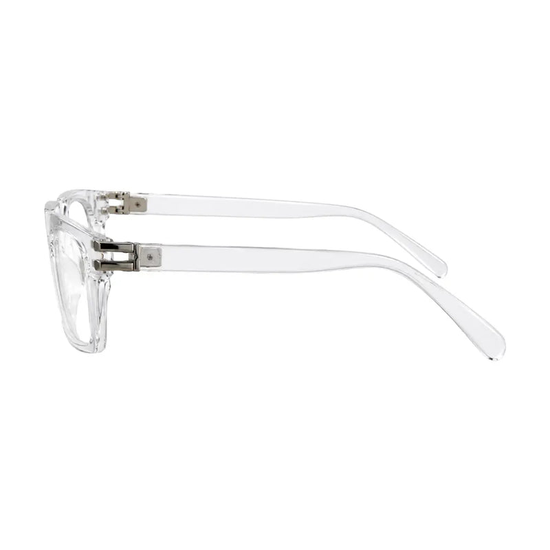 OS Platinum 82101 | Oversized Square Clear Eyeglasses | Platinum by Swiss Army-zoom-