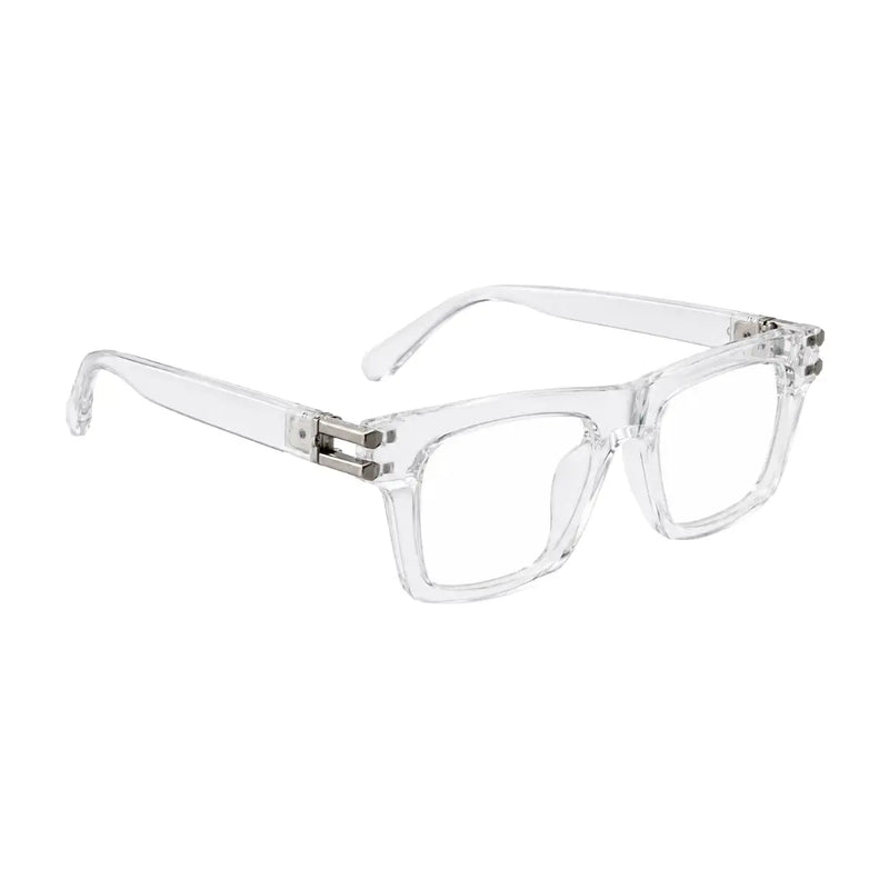 OS Platinum 82101 | Oversized Square Clear Eyeglasses | Platinum by Swiss Army-zoom-