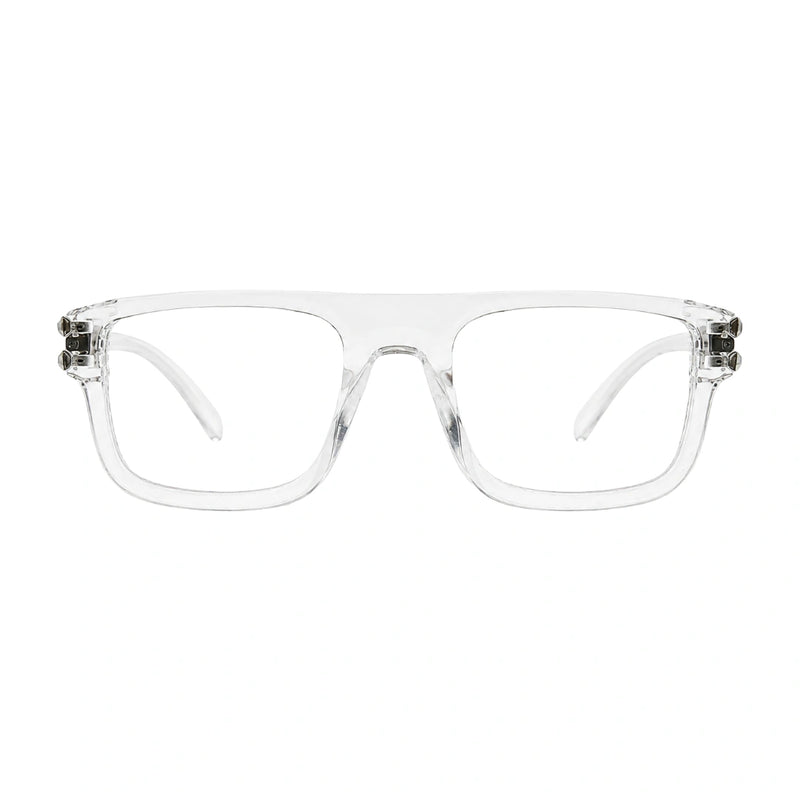 Platinum by Swiss Army OS 82105 Flat-Top Square Prescription Eyeglasses | Unisex-zoom-