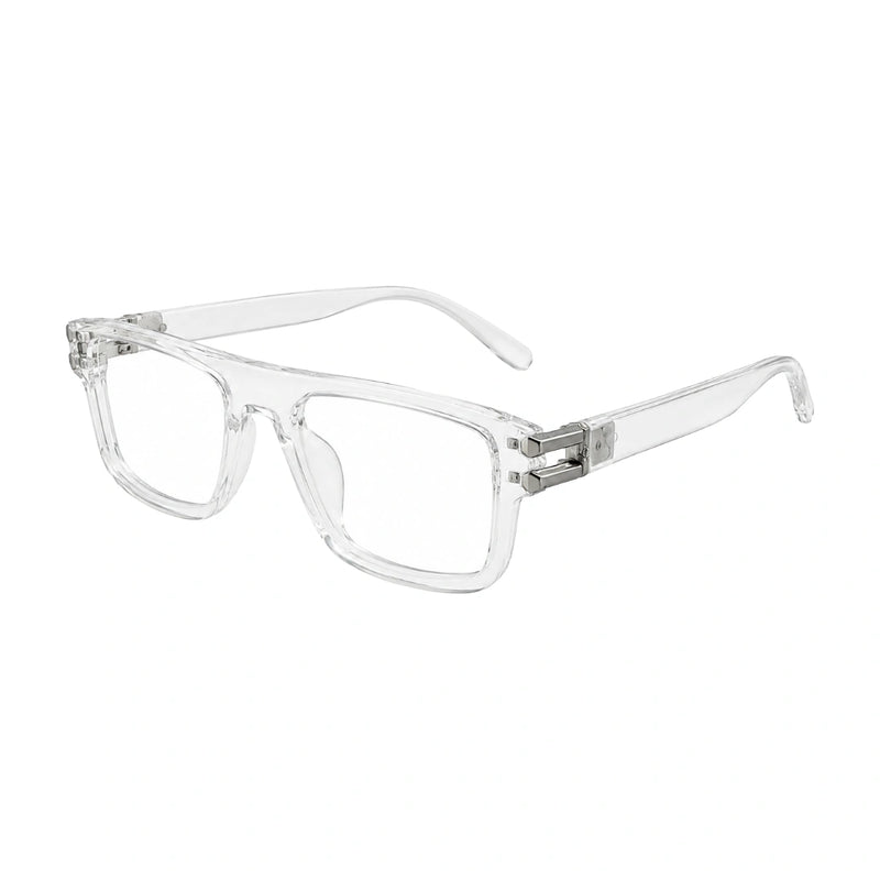 Platinum by Swiss Army OS 82105 Flat-Top Square Prescription Eyeglasses | Unisex-zoom-
