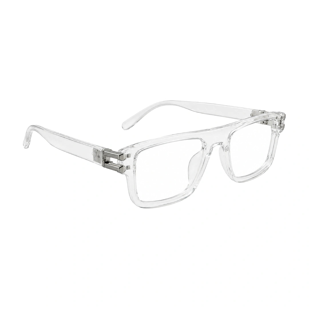 Platinum by Swiss Army OS 82105 Flat-Top Square Prescription Eyeglasses | Unisex-zoom-14