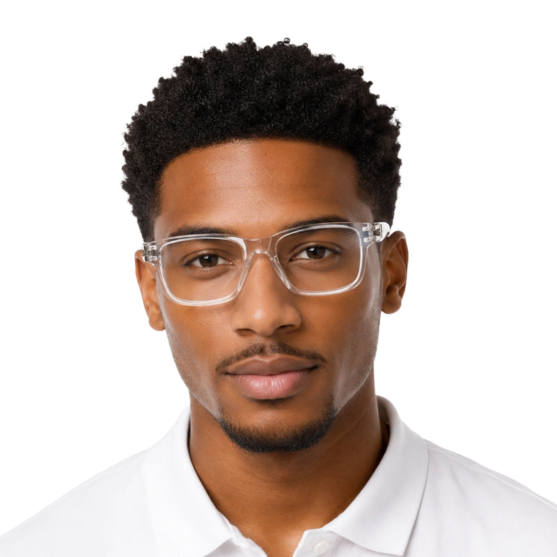 Platinum by Swiss Army OS 82105 Flat-Top Square Prescription Eyeglasses | Unisex-zoom-