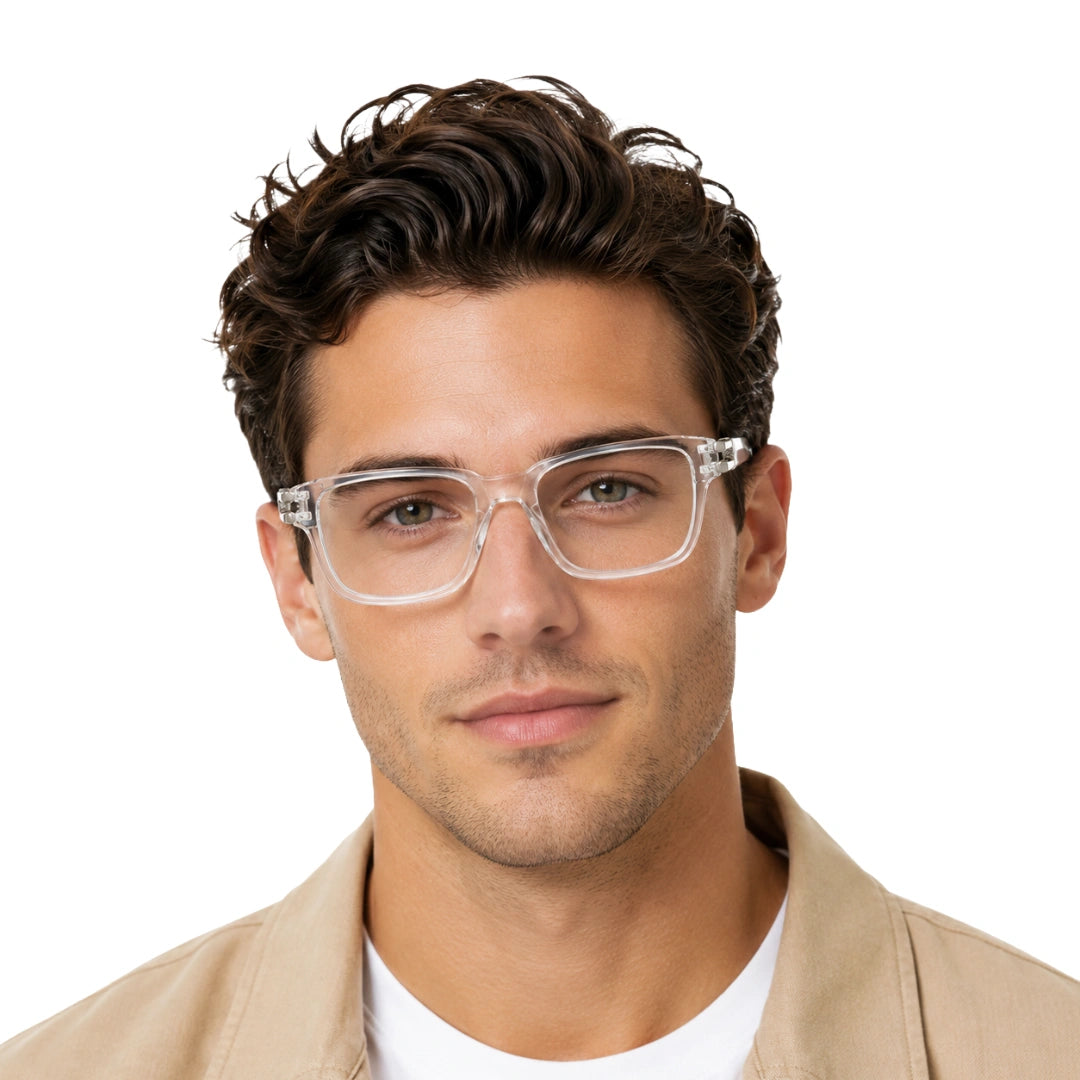 Platinum by Swiss Army OS 82105 Flat-Top Square Prescription Eyeglasses | Unisex-zoom-18