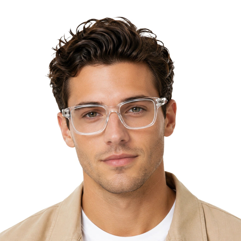 Platinum by Swiss Army OS 82105 Flat-Top Square Prescription Eyeglasses | Unisex-zoom-