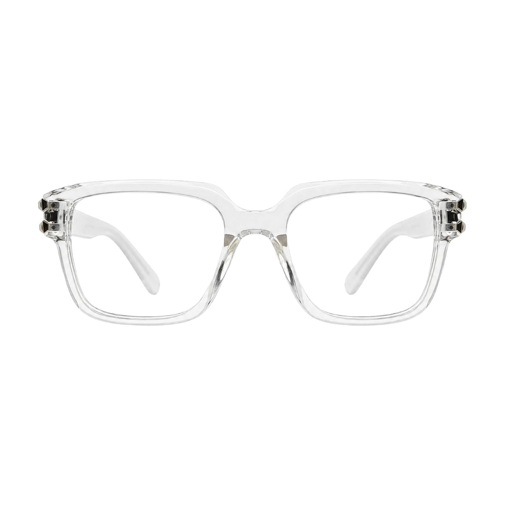 OS Platinum 82110 | Square Clear Transparent Eyeglasses | Platinum by Swiss Army