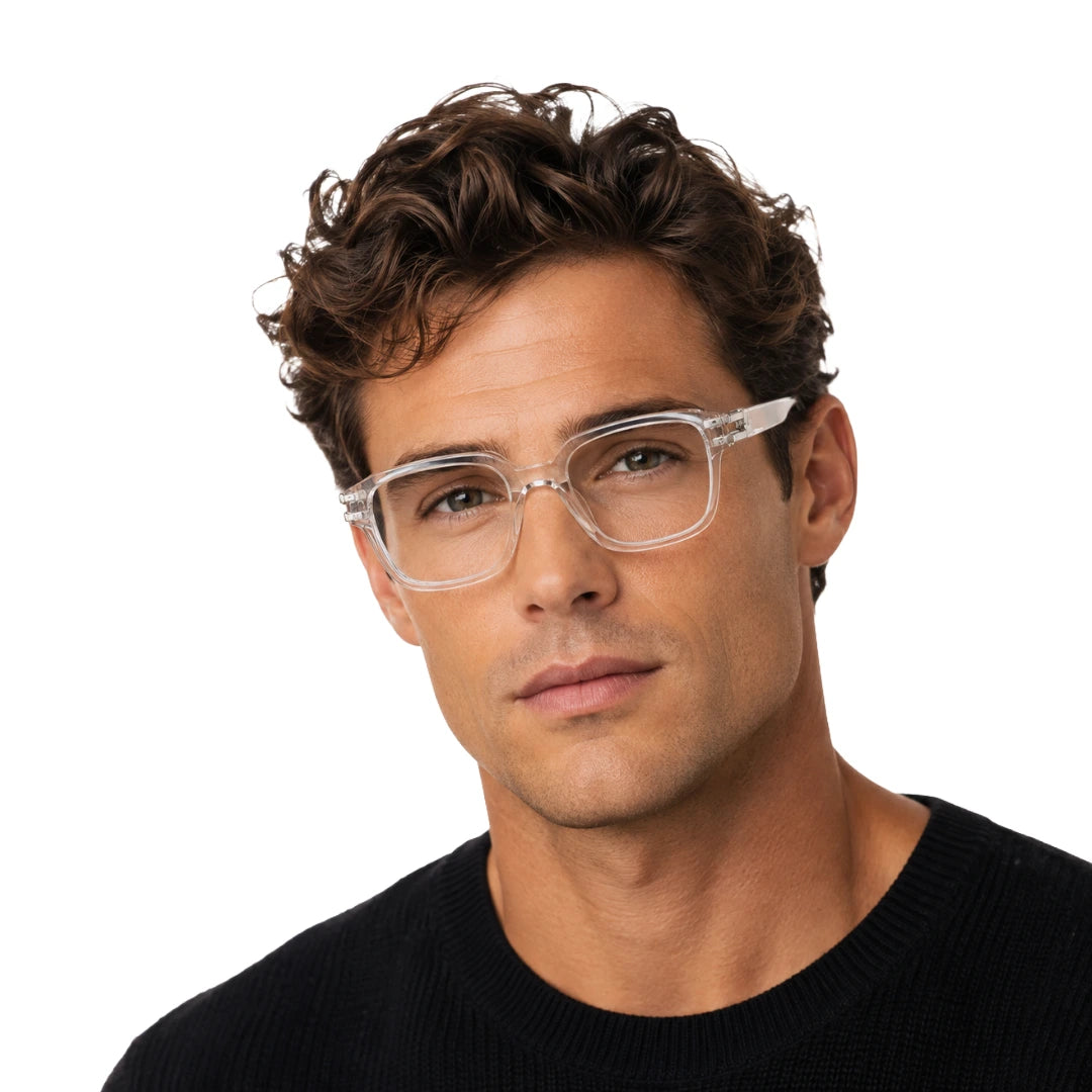 OS Platinum 82110 | Square Clear Transparent Eyeglasses | Platinum by Swiss Army-zoom-9