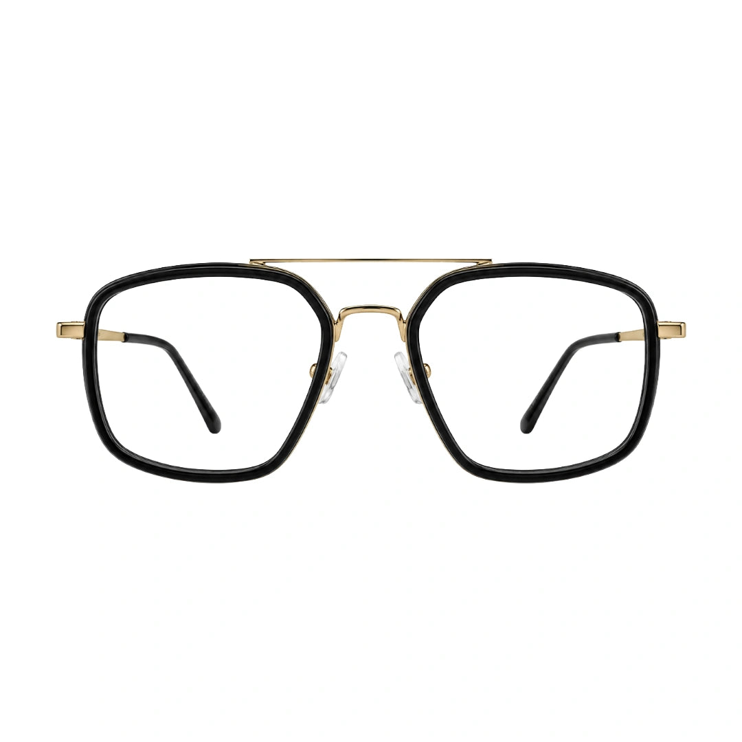 OS Slomga 31001 – Square Double Bridge Eyeglasses | Acetate & Metal Prescription Frames-zoom-82