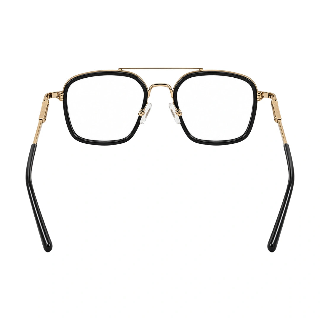 OS Slomga 31001 – Square Double Bridge Eyeglasses | Acetate & Metal Prescription Frames-zoom-85