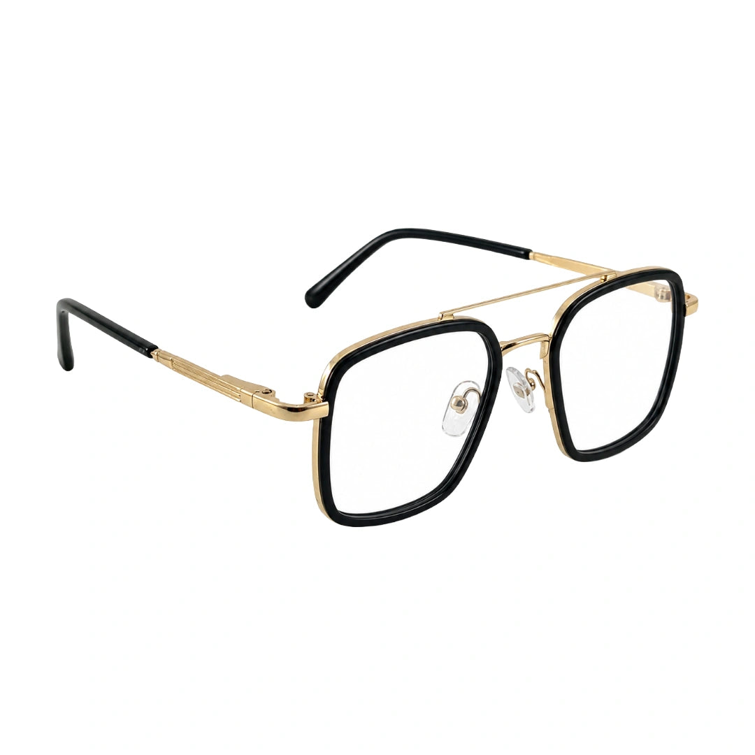 OS Slomga 31001 – Square Double Bridge Eyeglasses | Acetate & Metal Prescription Frames-zoom-86