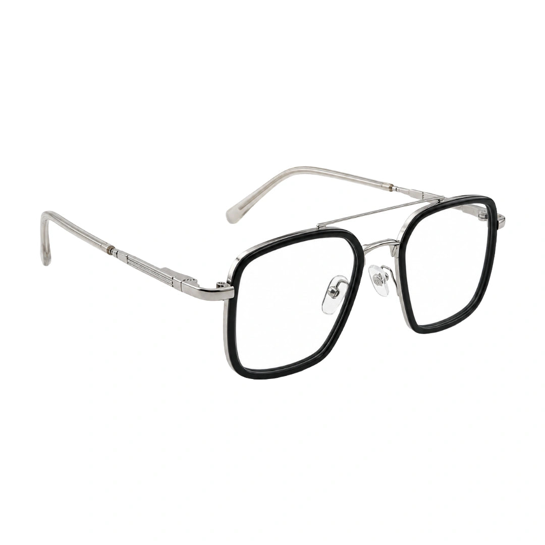 OS Slomga 31001 – Square Double Bridge Eyeglasses | Acetate & Metal Prescription Frames-68