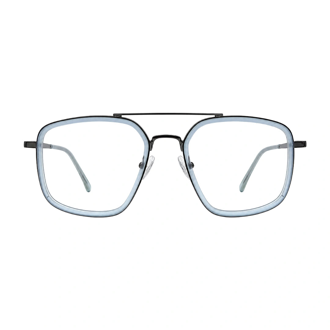 OS Slomga 31001 – Square Double Bridge Eyeglasses | Acetate & Metal Prescription Frames-zoom-55