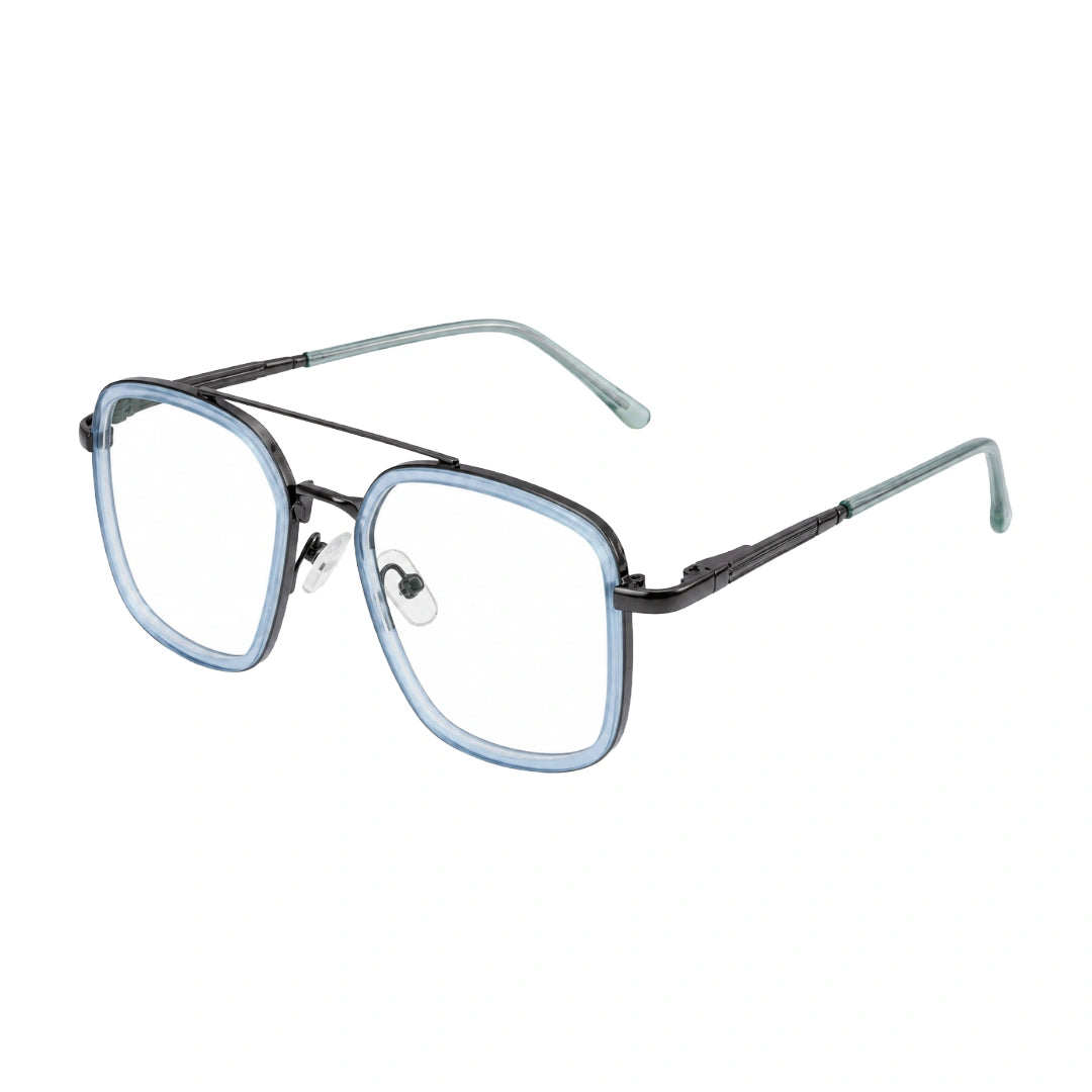 OS Slomga 31001 – Square Double Bridge Eyeglasses | Acetate & Metal Prescription Frames-zoom-56