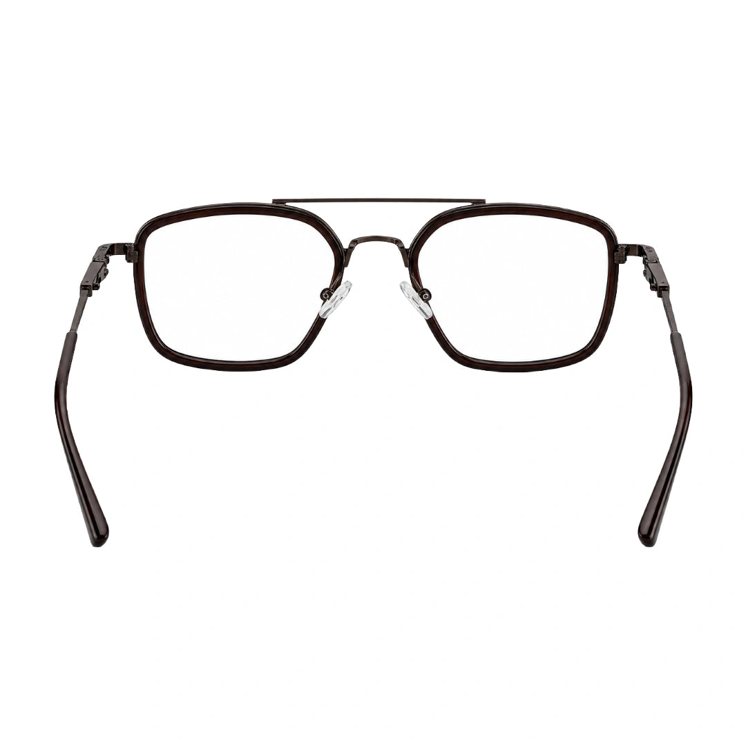 OS Slomga 31001 – Square Double Bridge Eyeglasses | Acetate & Metal Prescription Frames-zoom-94