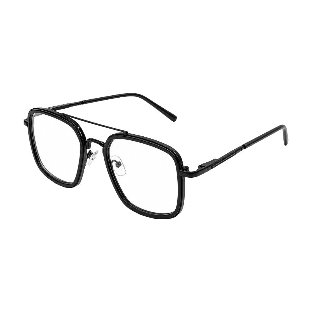 OS Slomga 31001 – Square Double Bridge Eyeglasses | Acetate & Metal Prescription Frames-38