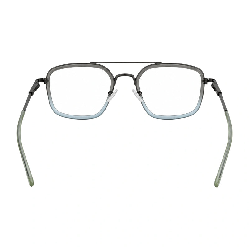 OS Slomga 31001 – Square Double Bridge Eyeglasses | Acetate & Metal Prescription Frames-zoom-