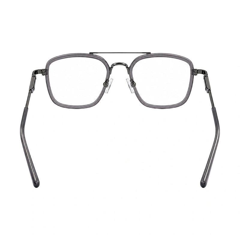 OS Slomga 31001 – Square Double Bridge Eyeglasses | Acetate & Metal Prescription Frames-zoom-