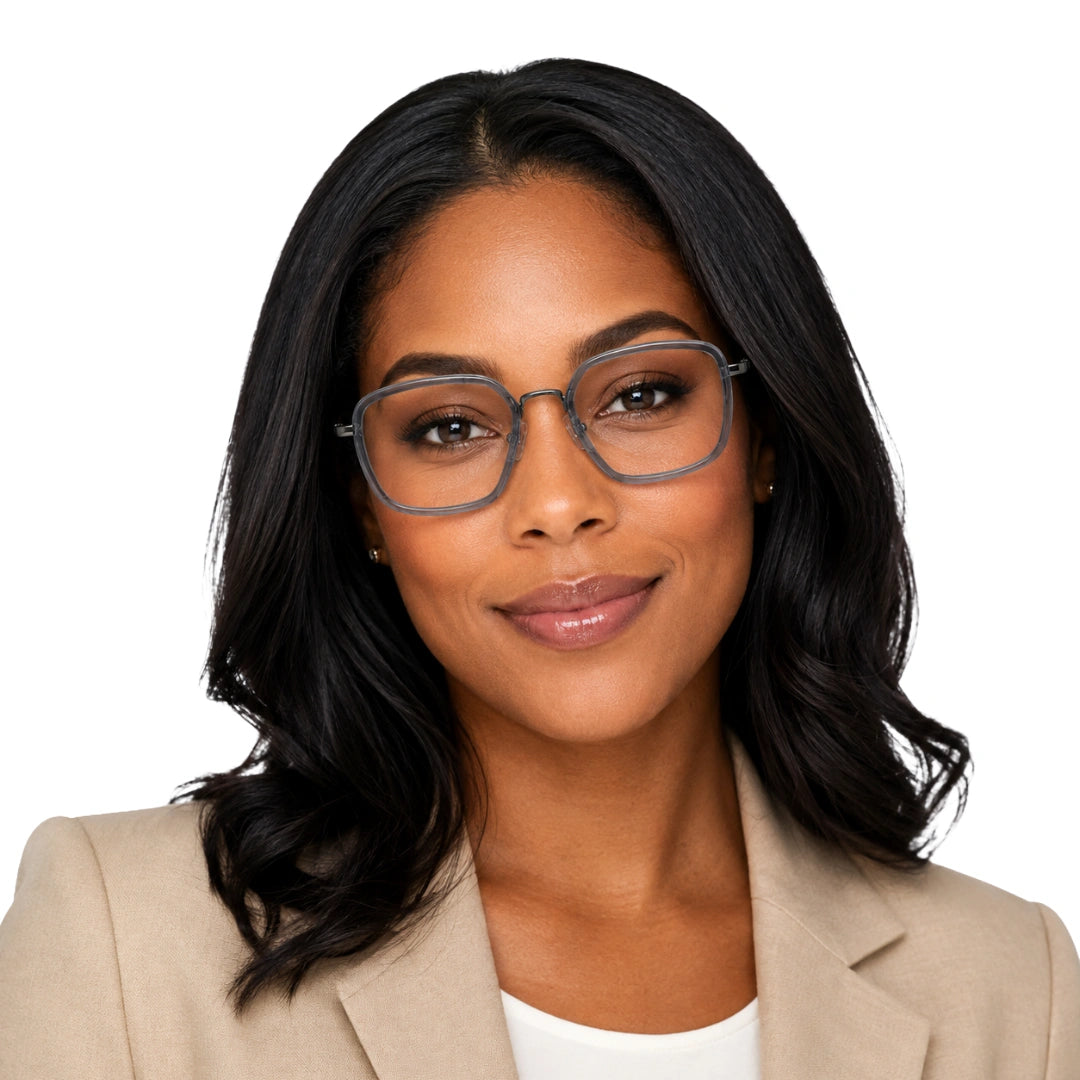 OS Slomga 31001 – Square Double Bridge Eyeglasses | Acetate & Metal Prescription Frames-27