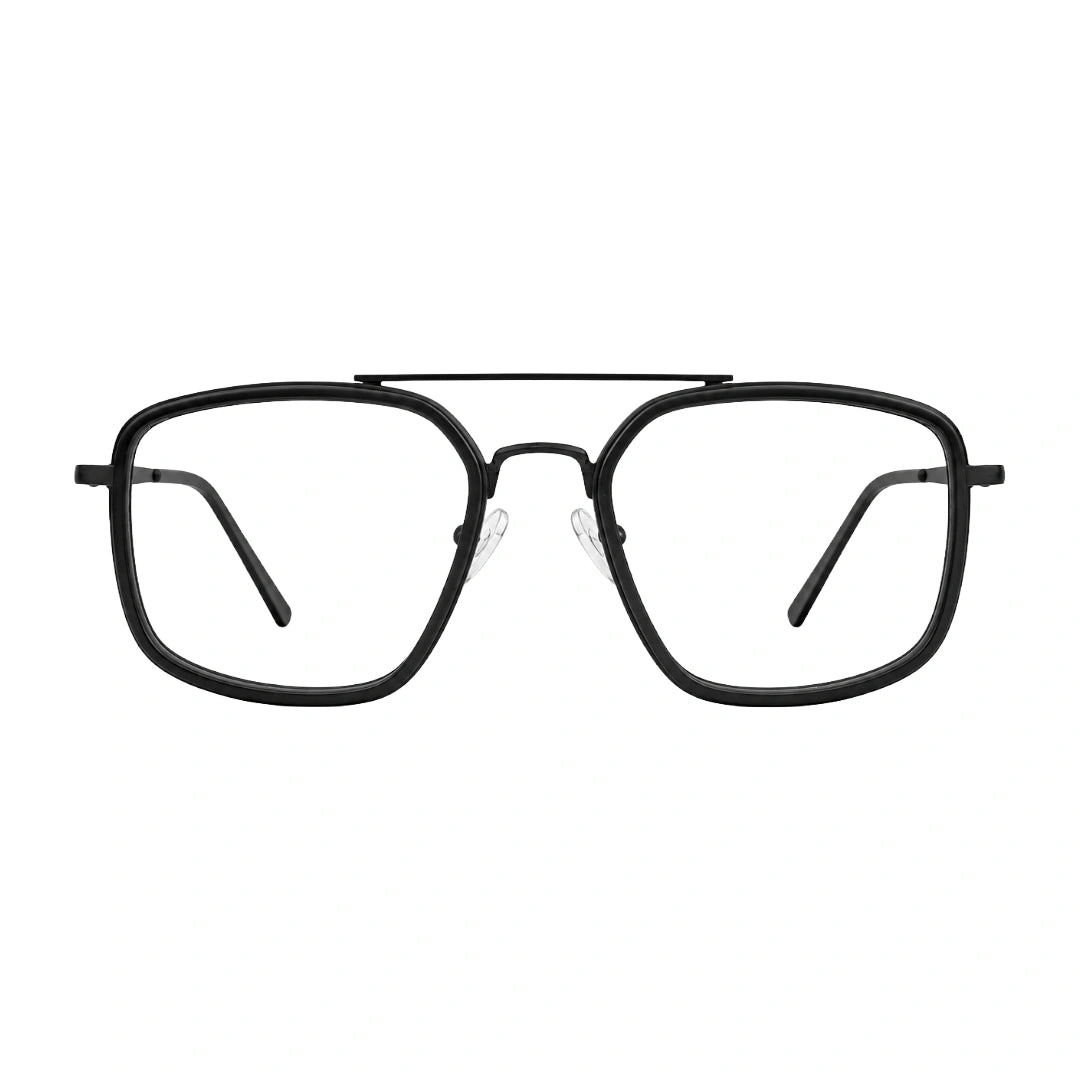 OS Slomga 31001 – Square Double Bridge Eyeglasses | Acetate & Metal Prescription Frames-zoom-46