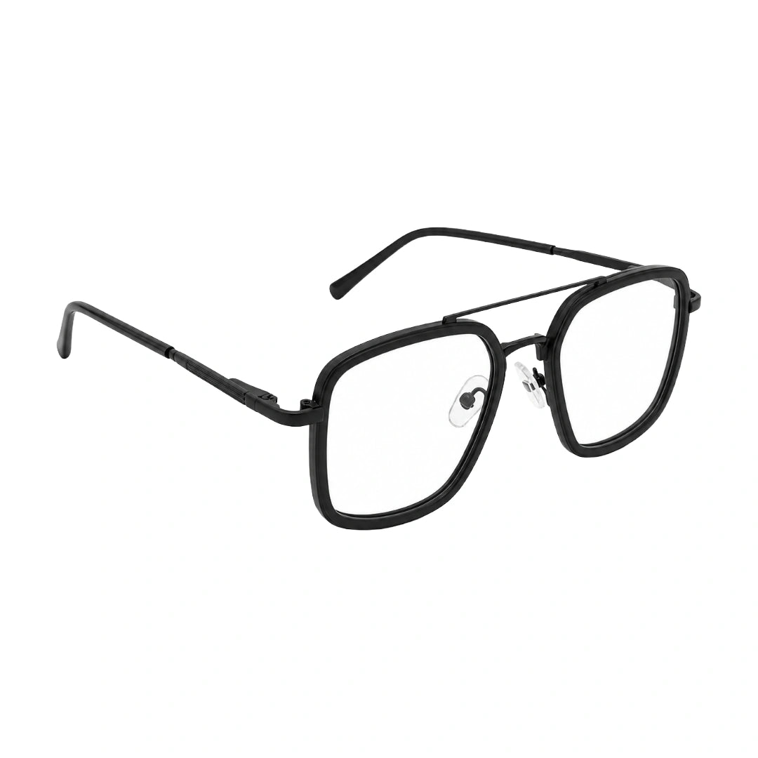 OS Slomga 31001 – Square Double Bridge Eyeglasses | Acetate & Metal Prescription Frames-50