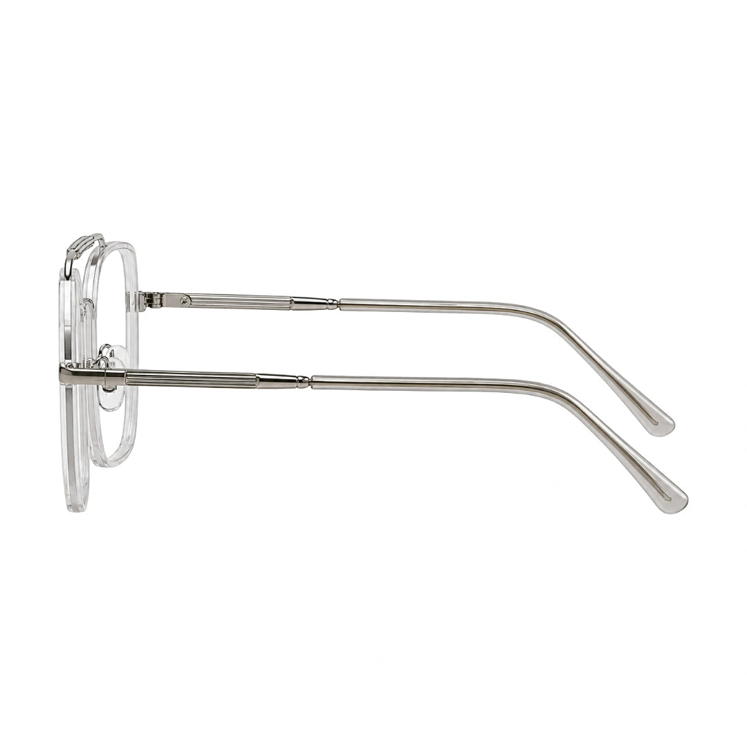 OS Slomga 31001 – Square Double Bridge Eyeglasses | Acetate & Metal Prescription Frames-zoom-30