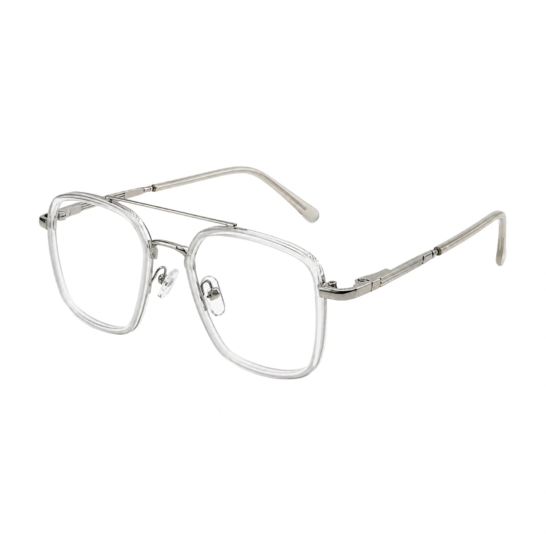OS Slomga 31001 – Square Double Bridge Eyeglasses | Acetate & Metal Prescription Frames-29