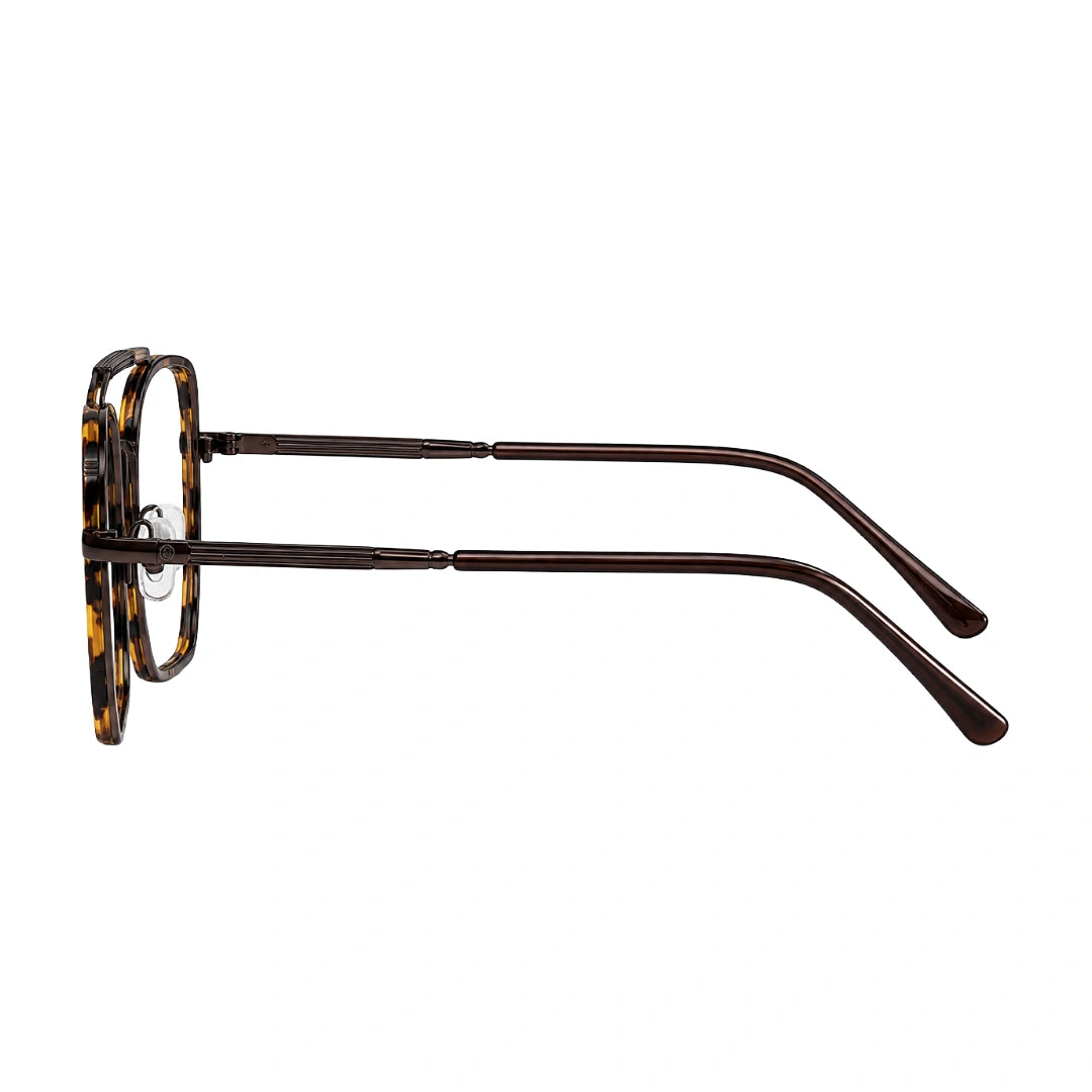 OS Slomga 31001 – Square Double Bridge Eyeglasses | Acetate & Metal Prescription Frames-75