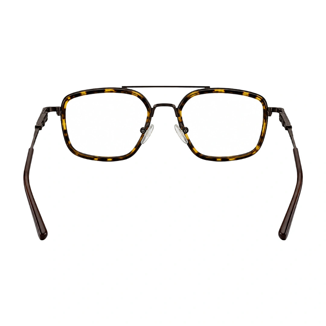 OS Slomga 31001 – Square Double Bridge Eyeglasses | Acetate & Metal Prescription Frames-76