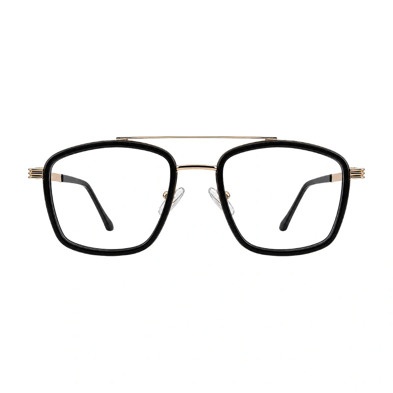 OS Slomga 31002 – Square Double Bridge Eyeglasses | Prescription Frames-zoom-
