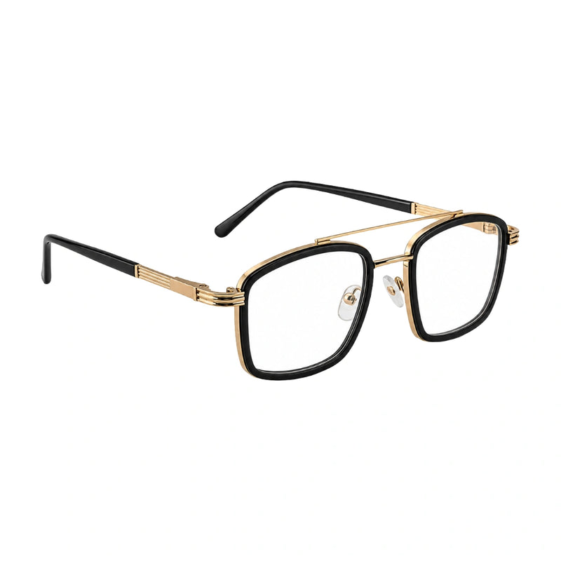 OS Slomga 31002 – Square Double Bridge Eyeglasses | Prescription Frames-zoom-