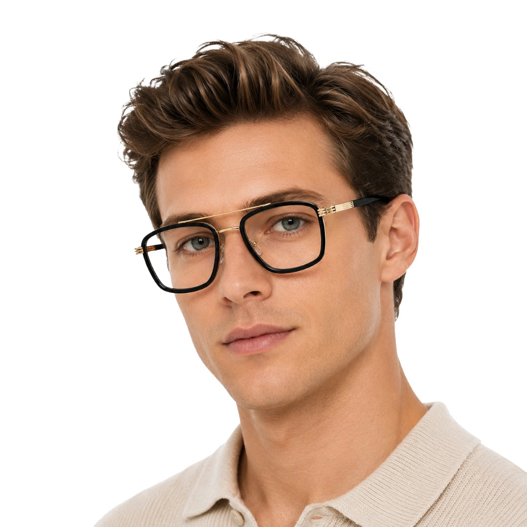 OS Slomga 31002 – Square Double Bridge Eyeglasses | Prescription Frames-zoom-88