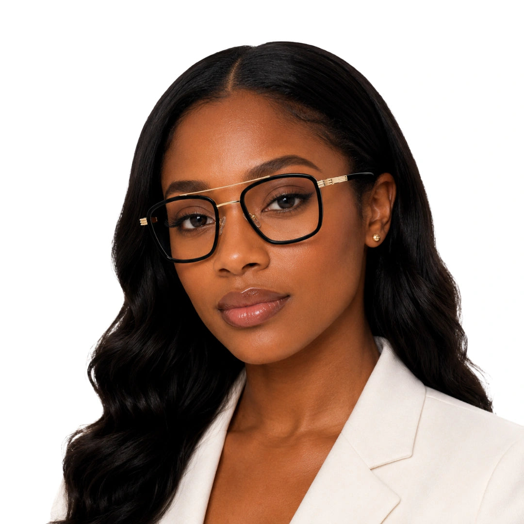 OS Slomga 31002 – Square Double Bridge Eyeglasses | Prescription Frames-zoom-89